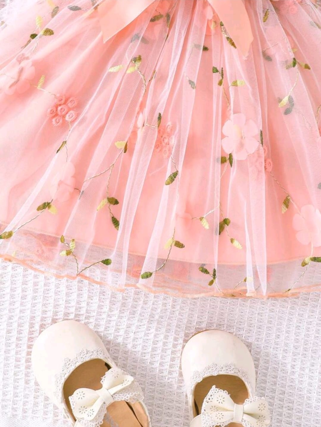 Vestido Rosado con Lazo