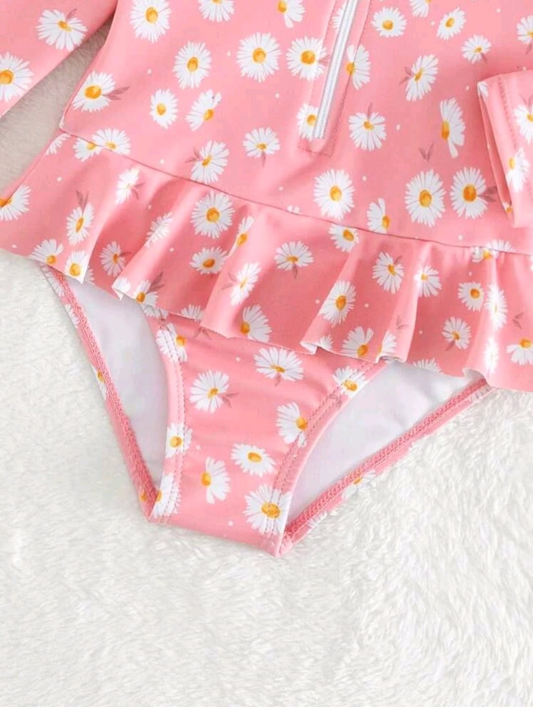 Traje de Baño Rosado Estampado Floral