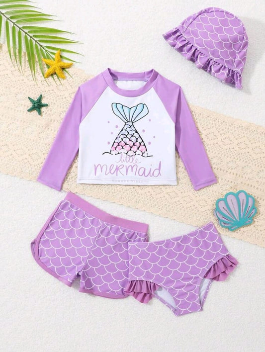 Traje de baño de 4 Piezas