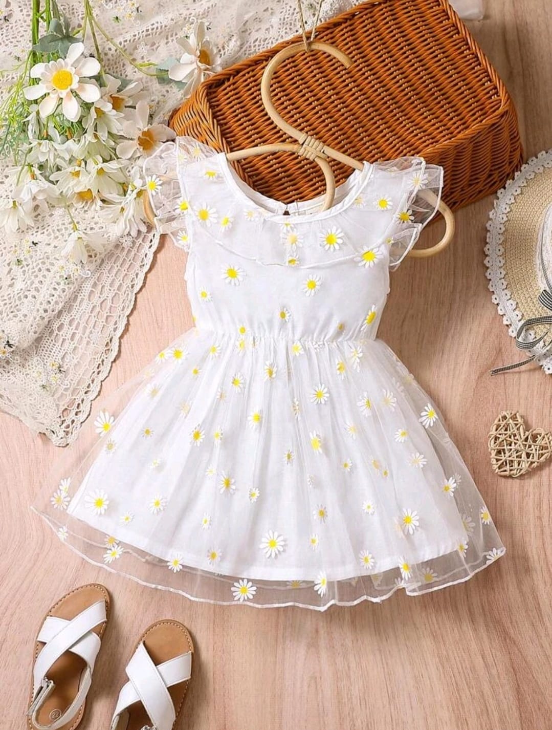 Vestido Flores Amarillas