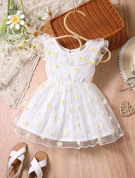 Vestido Flores Amarillas