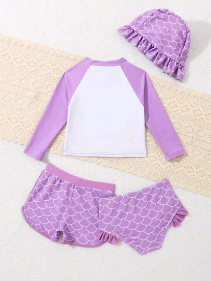 Traje de baño de 4 Piezas