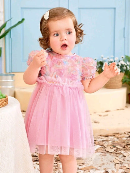 Vestido Rosado Floral