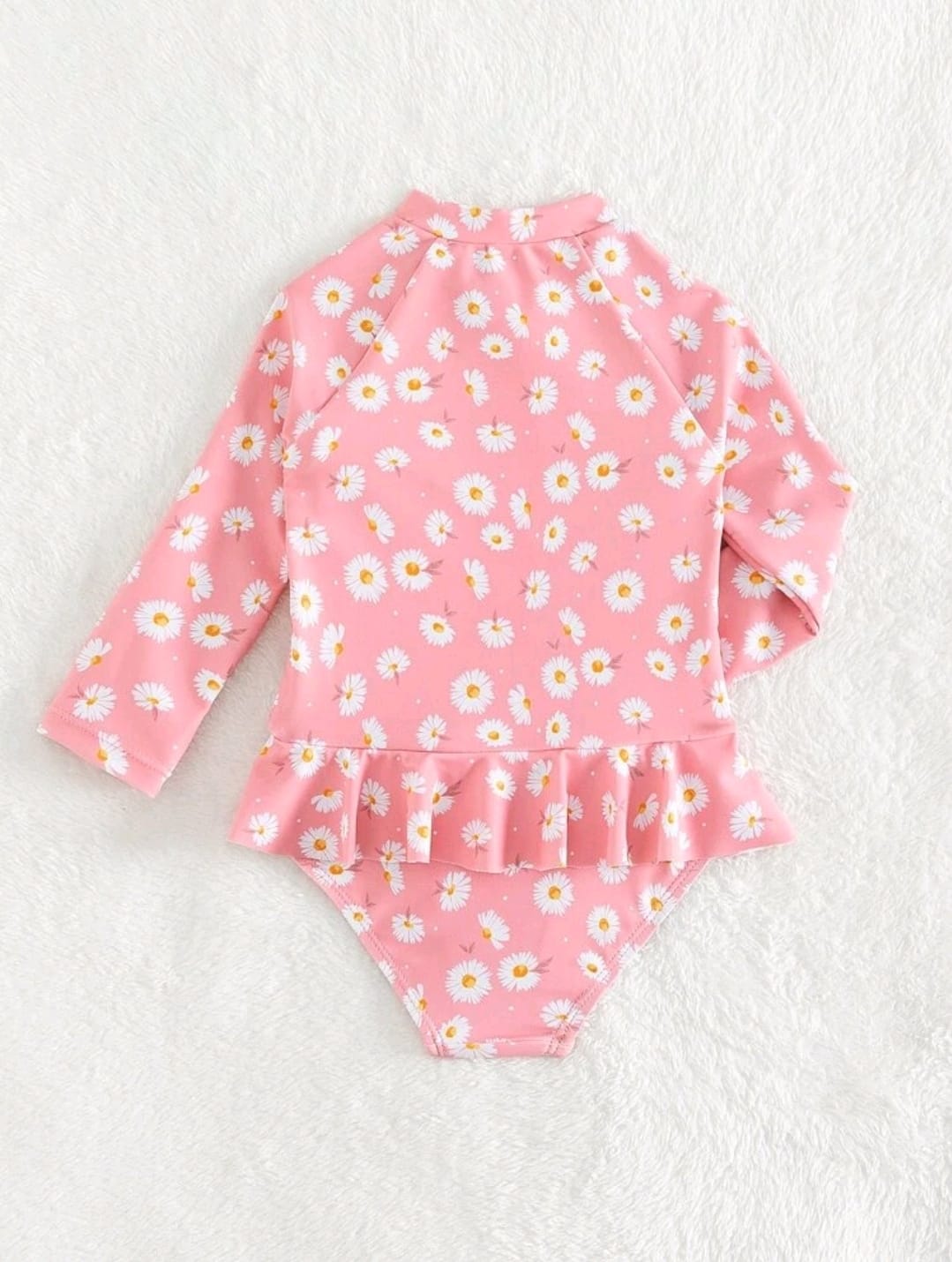 Traje de Baño Rosado Estampado Floral