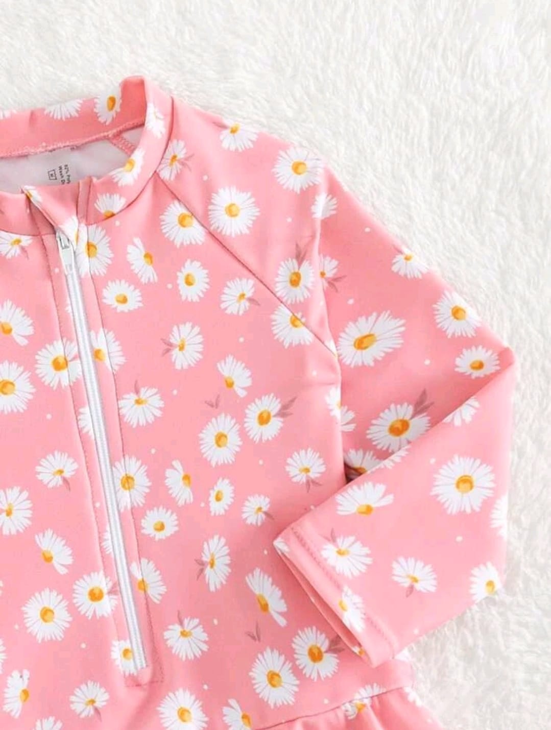 Traje de Baño Rosado Estampado Floral