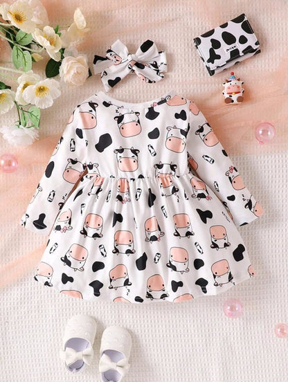 Vestido de Vaquita con Lazo